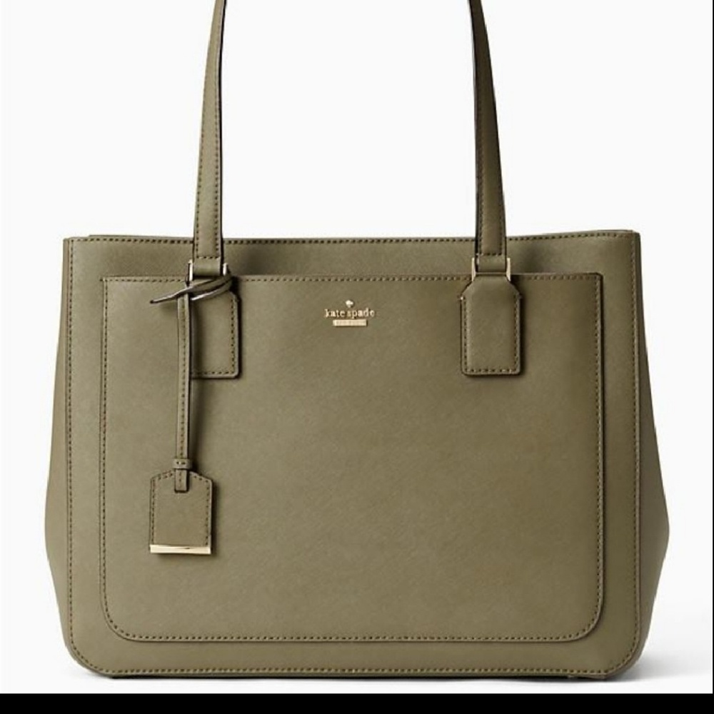 Kate Spade Cameron Street Zooey Laptop Olive Grey